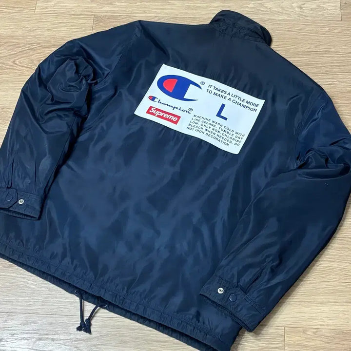 [BUNJANG] Supreme x Champion Collaboration Coach Jacket / L 슈프림 x 챔피온 코치 자켓