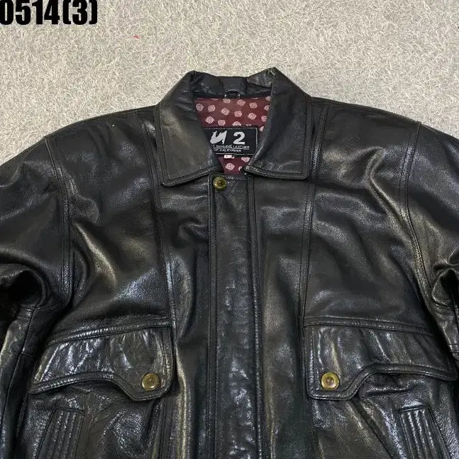 [BUNJANG] Vintage Leather Jacket / 빈티지 레더 가죽 자켓