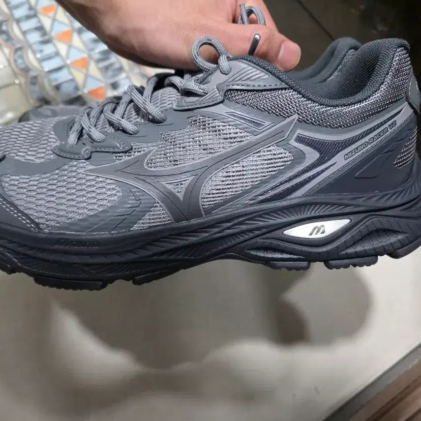 [BUNJANG] Mizuno Wave Racer v2 Grey / (270)미즈노 레이서 v2 그레이