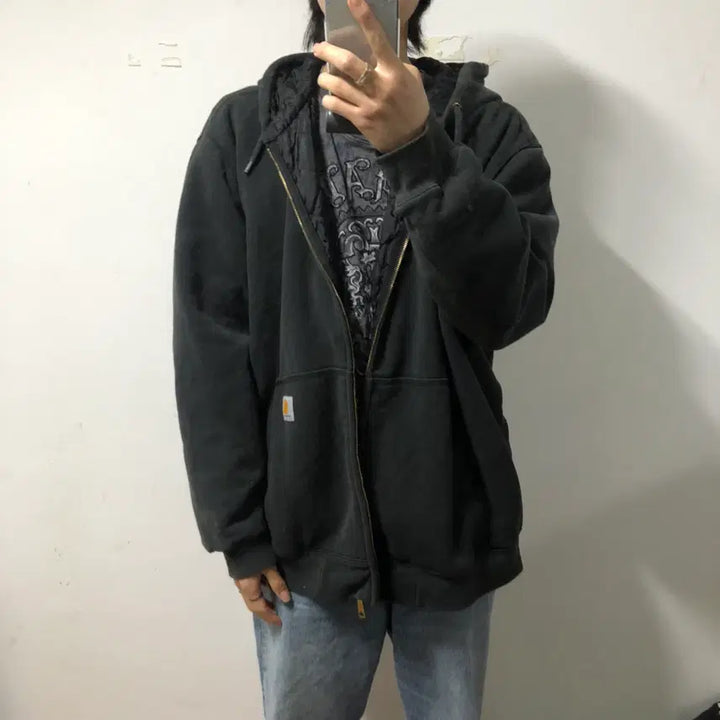 [BUNJANG] Carhartt Zip-Up Hoodie / 칼하트 후드집업