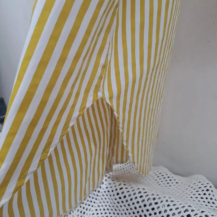 [BUNJANG] Stripe Long Shirt Dress / 스트라이프 롱셔츠66~작77