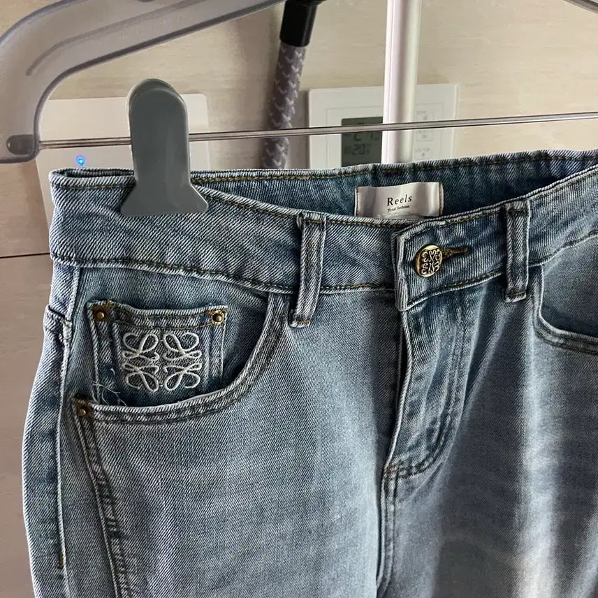 [BUNJANG] High-Waisted Wide-Leg Jeans / [새상품]청바지 데님