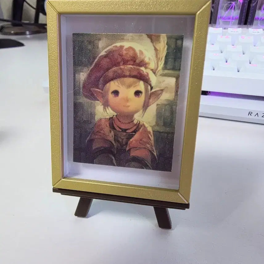 [BUNJANG] Final Fantasy XIV Tataru Portrait Frame Magnet / 파판14 타타루 액자 초상화 마그넷