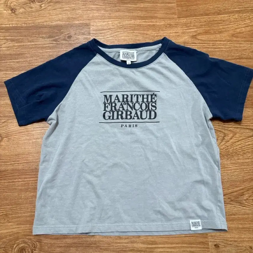[BUNJANG] Marithe Francois Girbaud Basic Logo Back Heart Raglan T-Shirt / 마리떼프랑소와저버 공용 베이직 로고 백하트 래글런 티