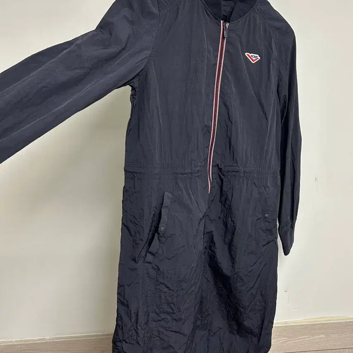 [BUNJANG] PONY Long Windbreaker Navy 95 / PONY 롱 바람막이 네이비 95
