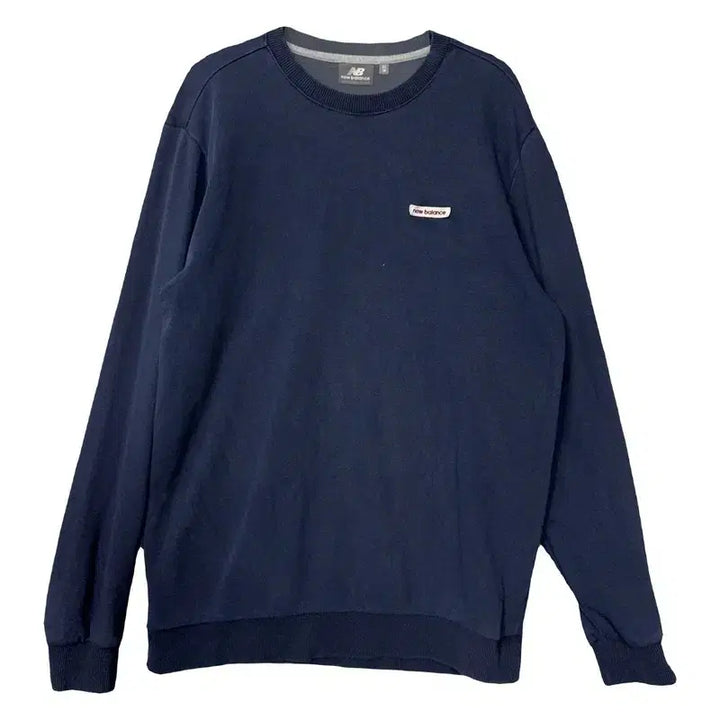 [BUNJANG] New Balance Navy Sweatshirt (M) / 뉴발란스 네이비 맨투맨 95(M)