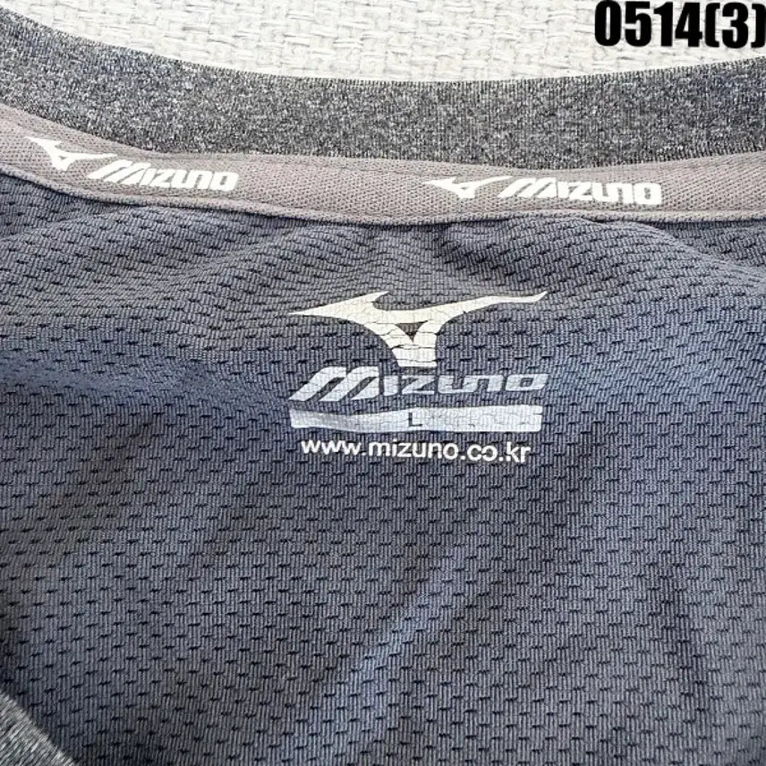 [BUNJANG] Mizuno Functional Short Sleeve T-Shirt Grey L / 미즈노 기능성 반팔 티셔츠 그레이 L 0514