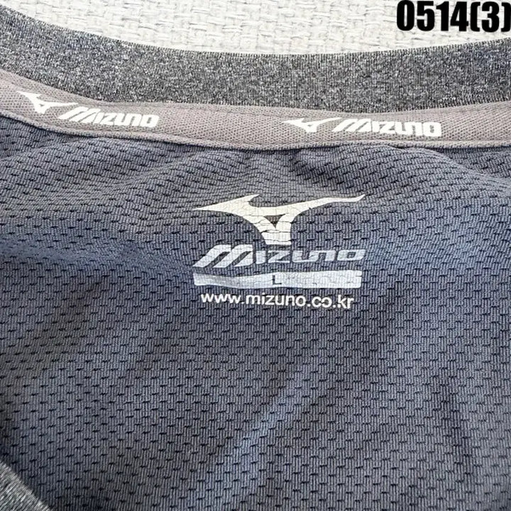 [BUNJANG] Mizuno Functional Short Sleeve T-Shirt Grey L / 미즈노 기능성 반팔 티셔츠 그레이 L 0514
