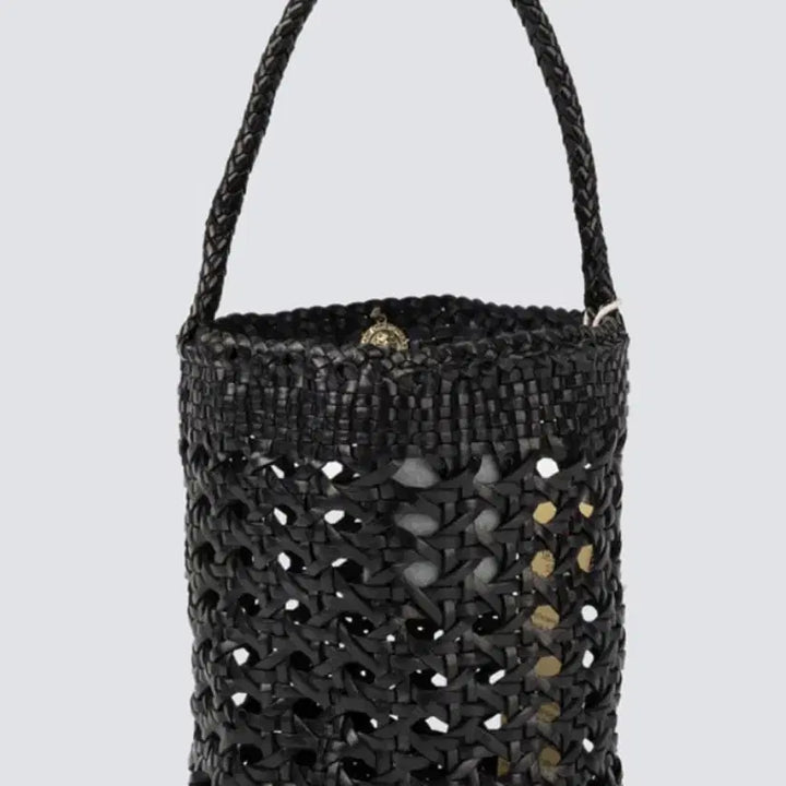[BUNJANG] Dragon Diffusion Cannage Bucket Tote Bag / 드래곤백 캐니지 버켓 토트백