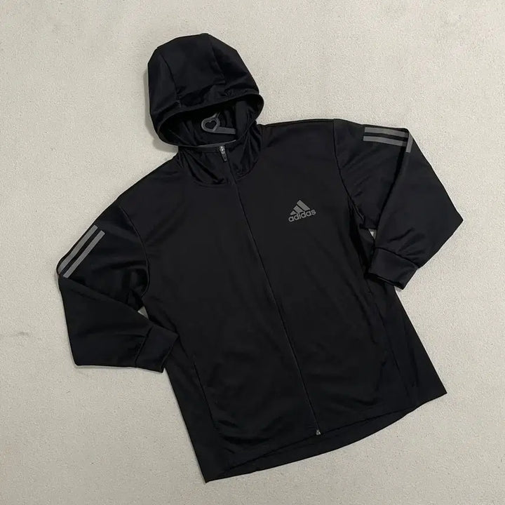 [BUNJANG] Adidas Performance Hooded Zip-Up Jacket L / L 아디다스 기능성 후드집업 자켓 B.4391