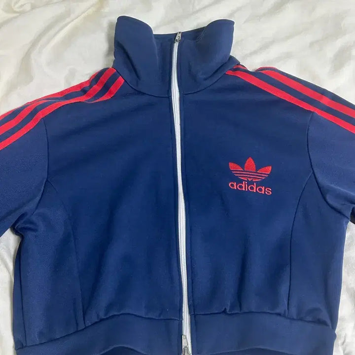 [BUNJANG] Adidas Cropped Custom Track Jacket / 아디다스 져지