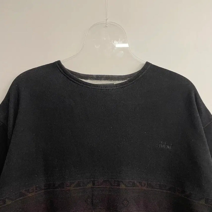 [BUNJANG] Neighborhood Aztec Pattern Short Sleeve Sweatshirt / 네이버후드 아즈텍 패턴 반팔스웻