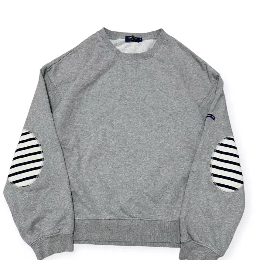 [BUNJANG] Saint James Elbow Patch Sweatshirt / 세인트제임스 엘보우패치 맨투맨