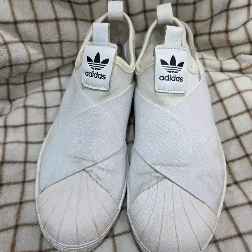 [BUNJANG] Adidas Superstar Slip-On White / 1247) 아디다스 슈퍼스타 슬립온
