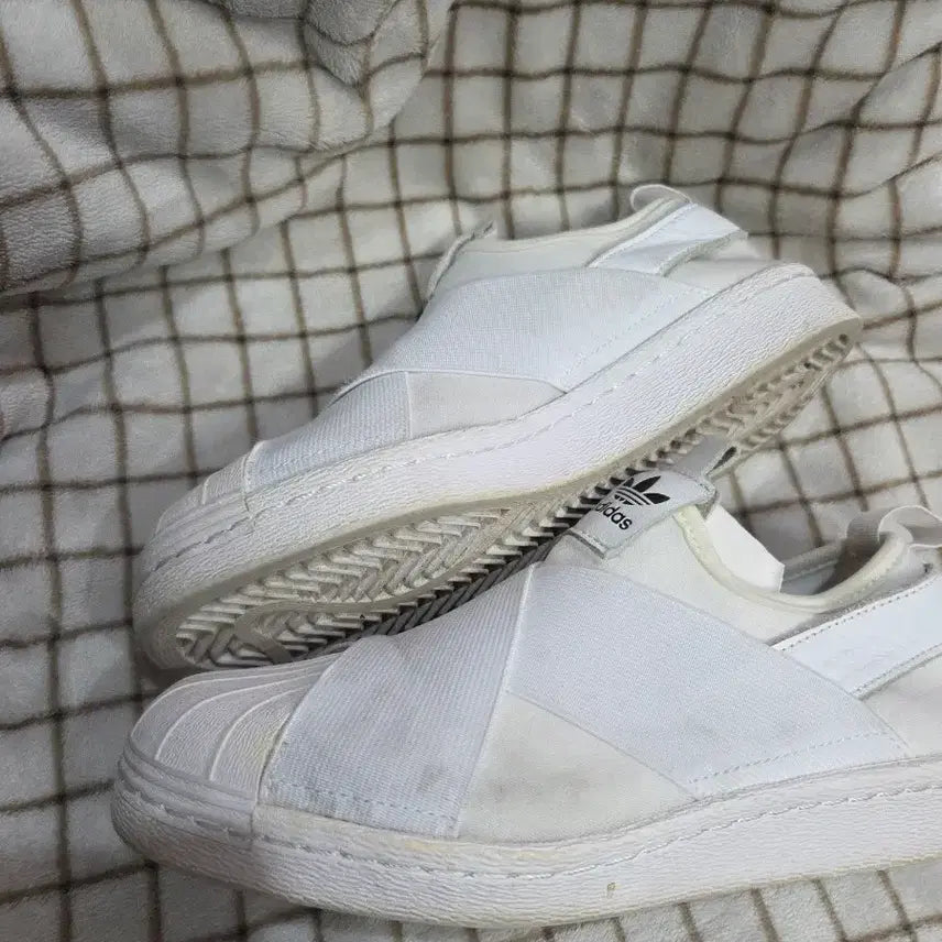 [BUNJANG] Adidas Superstar Slip-On White / 1247) 아디다스 슈퍼스타 슬립온