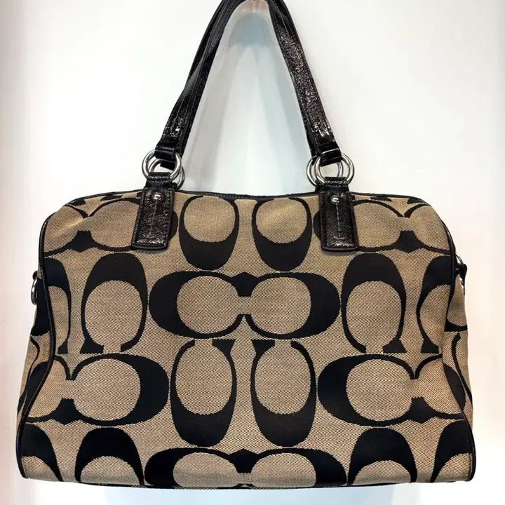 [BUNJANG] Coach Signature Boston Bag / 코치 시그니처 보스턴백