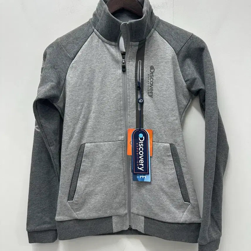 [BUNJANG] Discovery Grey Zip-Up Jacket (Men&