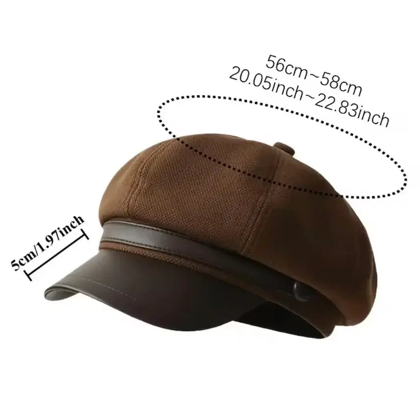 [BUNJANG] Black Beret Cap Hat / 블랙 베레모 캡 모자.새상품