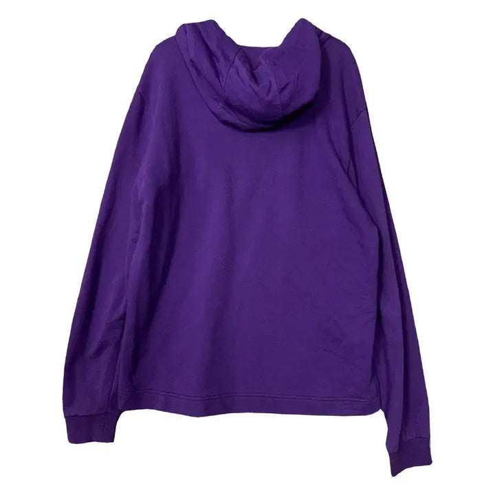 [BUNJANG] Guess Purple Triangle Logo Hoodie M / 게스 삼각 로고 퍼플 후드티 M