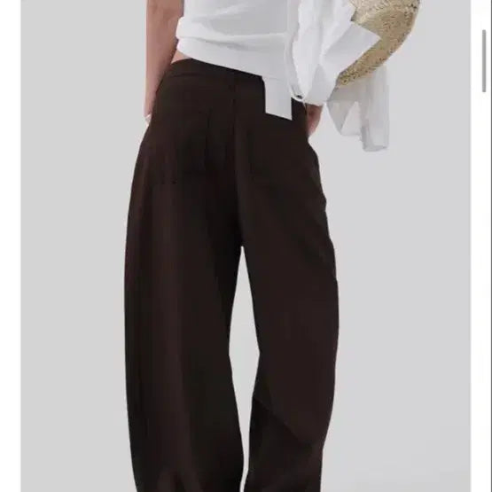 [BUNJANG] Autumn Airy Pants - Brown - Size S / 어텀  에어리팬츠브라운 S사이즈