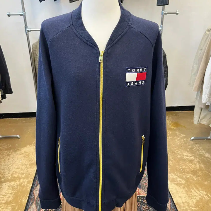 [BUNJANG] Tommy Jeans Cotton Bomber Jacket XL / 타미 진스 코튼 봄버 자켓
