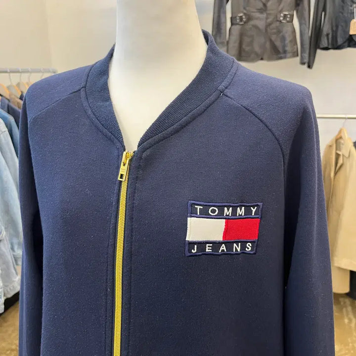 [BUNJANG] Tommy Jeans Cotton Bomber Jacket XL / 타미 진스 코튼 봄버 자켓