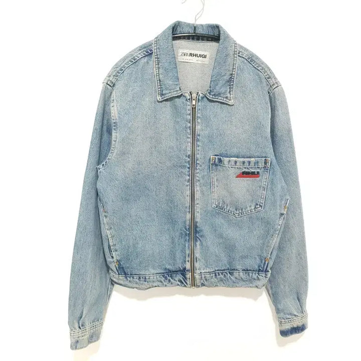 [BUNJANG] Zara Luigi Crop Denim Zip-Up Jacket / 자라 루이지 크롭 데님 집업 자켓 M_M2708