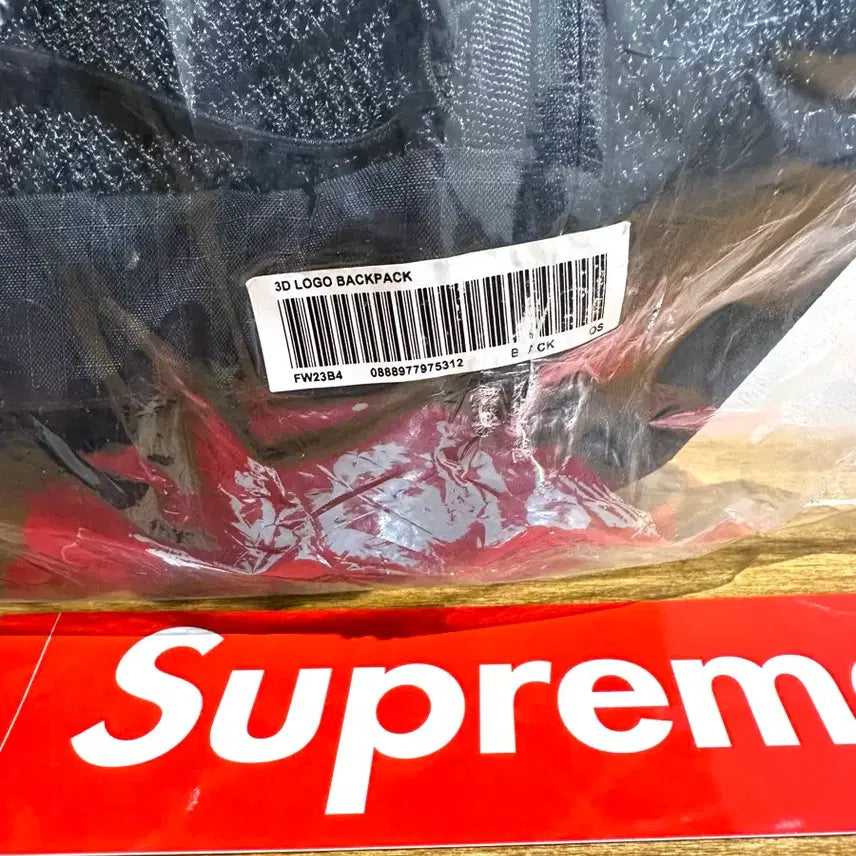 [BUNJANG] Supreme Backpack Black 23FW / 슈프림 백팩 블랙 - 23FW