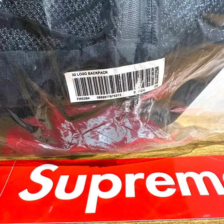[BUNJANG] Supreme Backpack Black 23FW / 슈프림 백팩 블랙 - 23FW