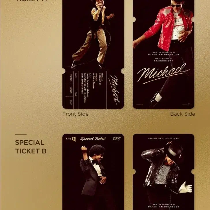 [SOLD OUT] 씨네큐 마이클 스페셜티켓 2종 1세트