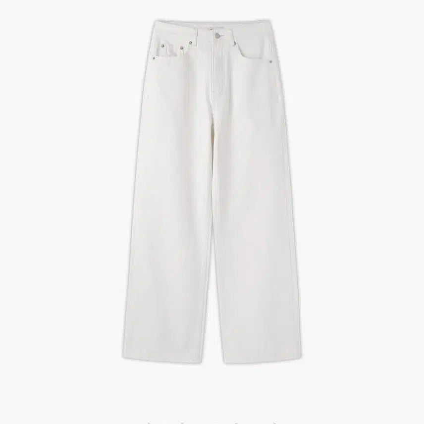 [BUNJANG] Shop Hour Dave Stitch Wide Denim Pants M / 샵아워 데이브 스티치 와이드 데님 PT m