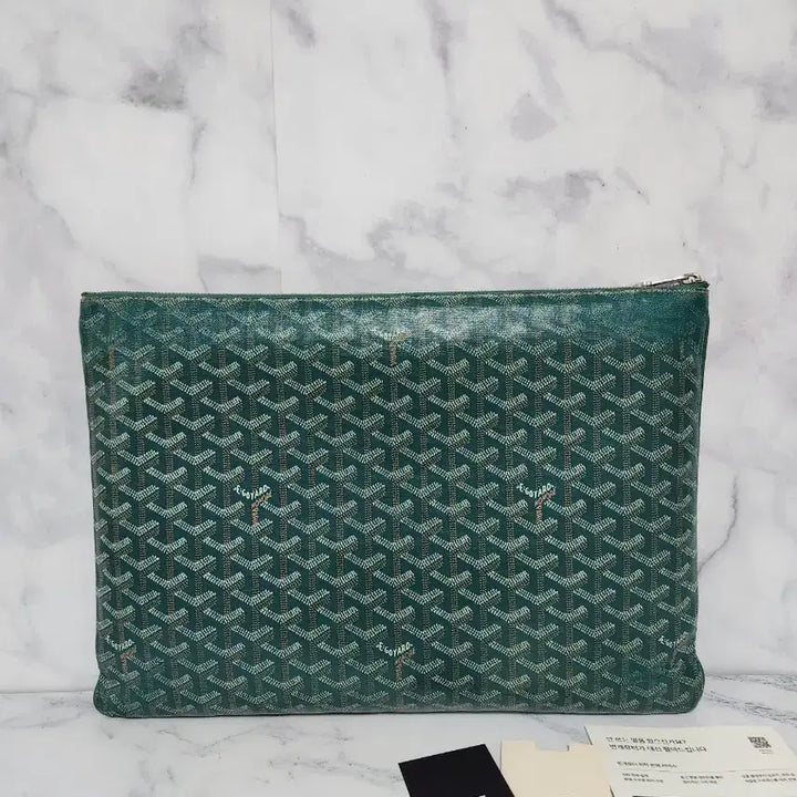 [BUNJANG] Goyard Saint Louis GM Pouch Green / 고야드 세나 그린 클러치 Gm