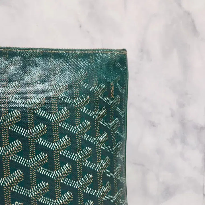 [BUNJANG] Goyard Saint Louis GM Pouch Green / 고야드 세나 그린 클러치 Gm