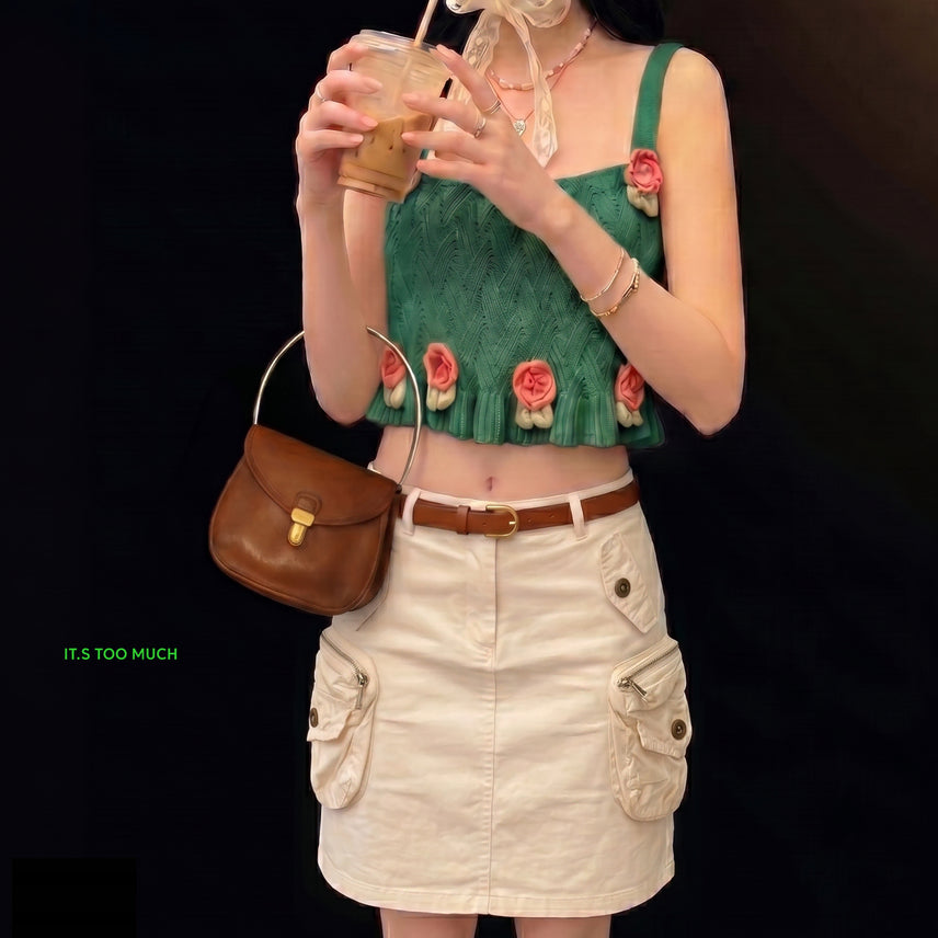 [BUNJANG] Vintage Check Pleated Mini Skirt / 2225 미니스커트 미니치마 주름치마 체크치마 빈티지스커트 롱스커트 롱치