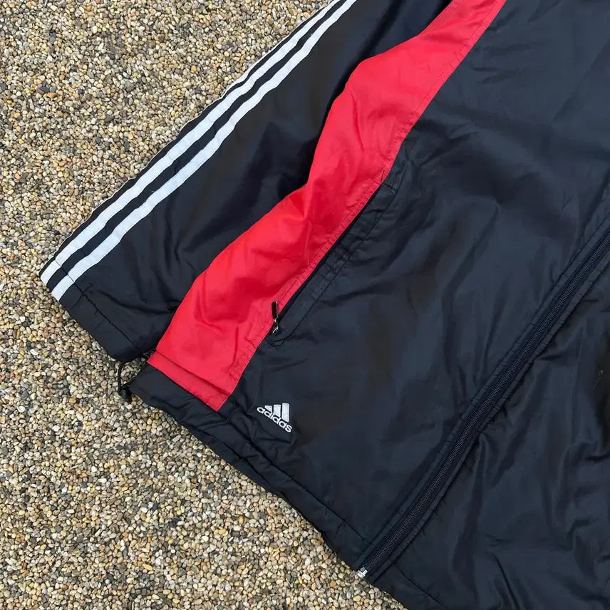 [BUNJANG] Adidas Black Germany Windbreaker Jacket / 아디다스 블랙 독일 바람막이 자켓