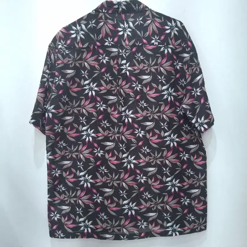 [BUNJANG] Edinburgh Flower Pattern Short Sleeve Shirt / Edinburgh 플라워 패턴 반팔 셔츠