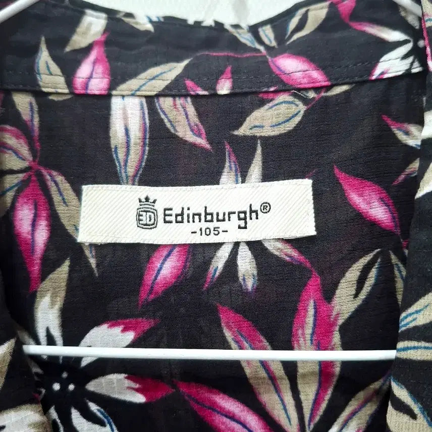 [BUNJANG] Edinburgh Flower Pattern Short Sleeve Shirt / Edinburgh 플라워 패턴 반팔 셔츠