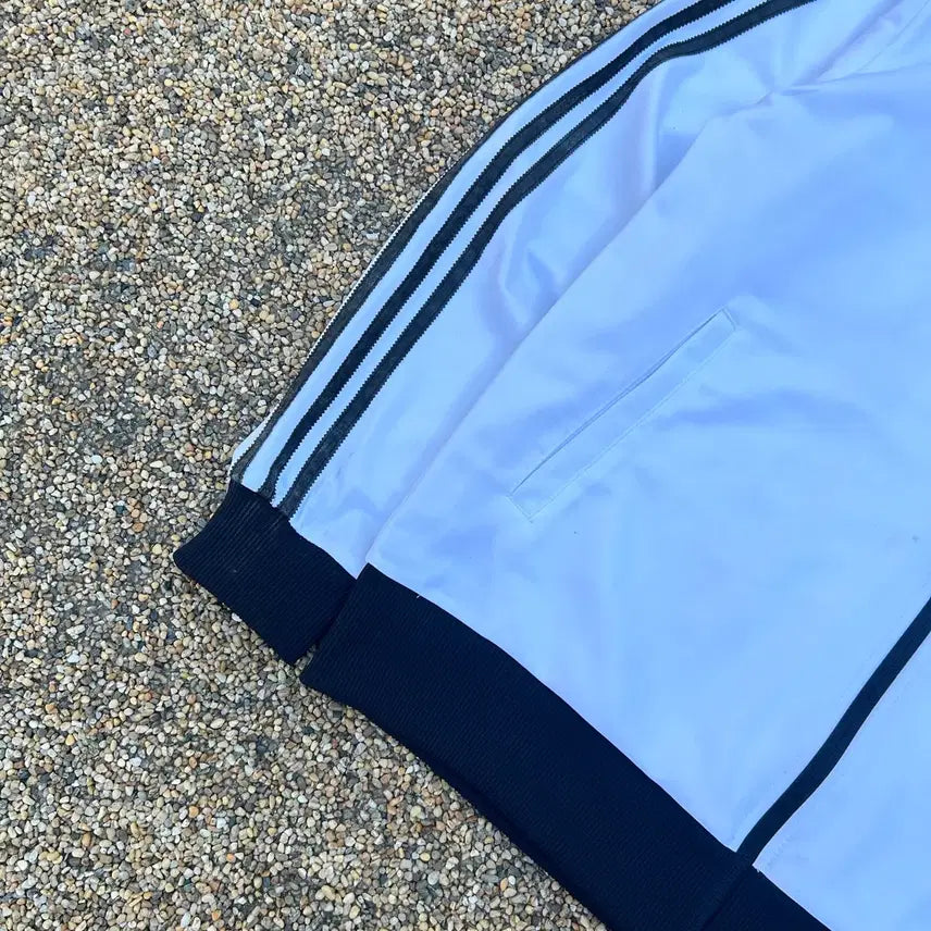 [BUNJANG] Adidas White Hoodie Zip-up / 아디다스 화이트 후드집업