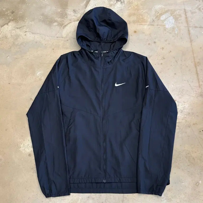 [BUNJANG] Nike Running Black Windbreaker Jacket / L 나이키 러닝 블랙 바람막이