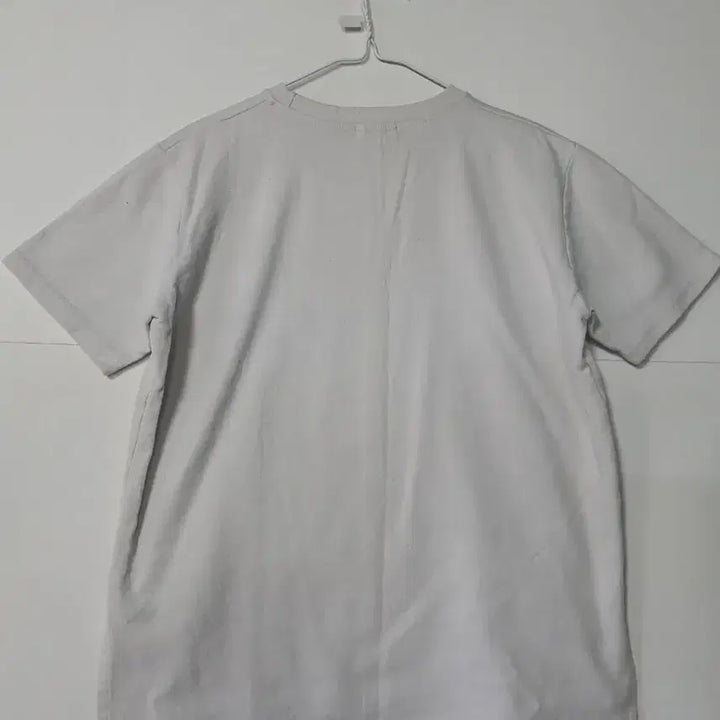 [BUNJANG] White Side Slit Short-Sleeve Layered T-Shirt / 화이트 옆트임 반팔 레이어드 티셔츠 0358