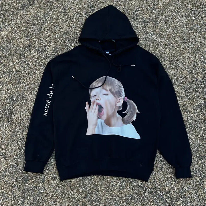 [BUNJANG] Abercrombie Black Hoodie / 아베크롬비 블랙 후드티