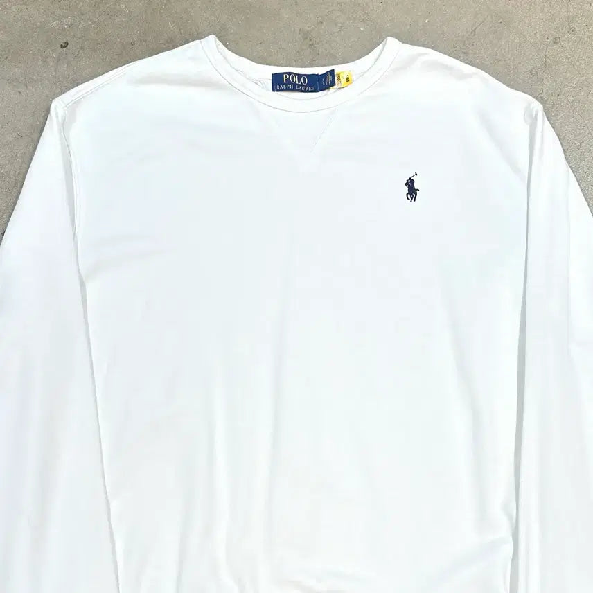 [BUNJANG] Polo Ralph Lauren White Sweatshirt / L 폴로랄프로렌 화이트 맨투맨