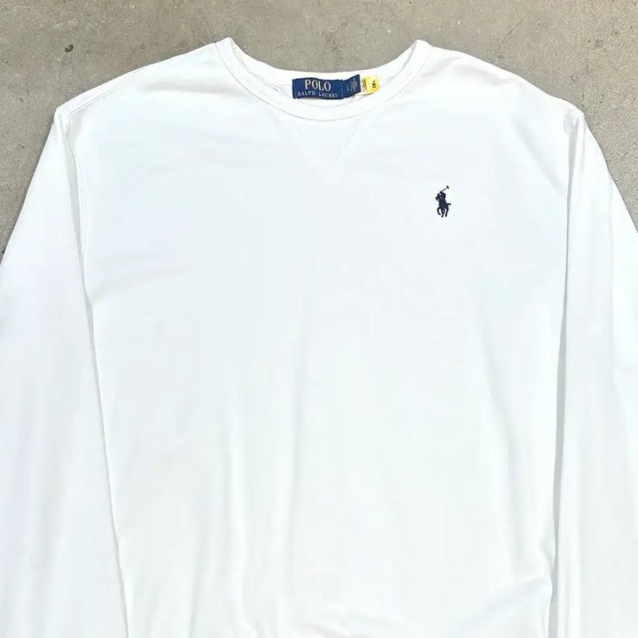 [BUNJANG] Polo Ralph Lauren White Sweatshirt / L 폴로랄프로렌 화이트 맨투맨