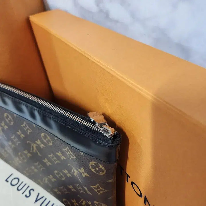 [BUNJANG] Louis Vuitton Monogram Discovery Clutch Full Set / 루이비통 디스커버리 모노그램 클러치 풀세트