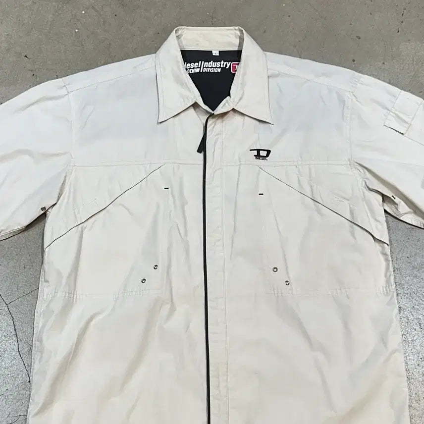[BUNJANG] Diesel Coach Short Sleeve Jacket / L 디젤 코치 반팔 자켓