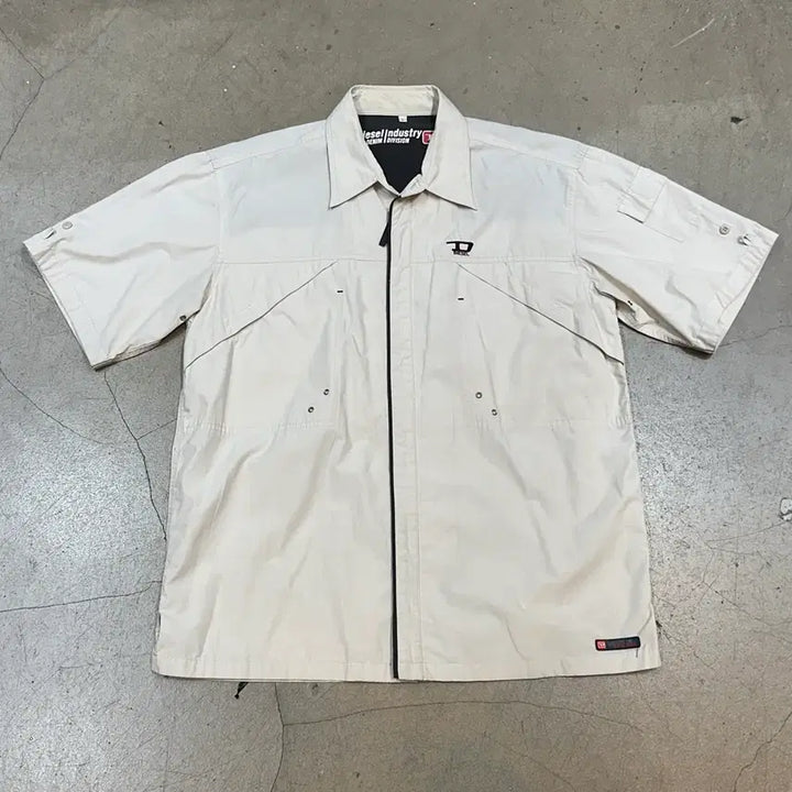 [BUNJANG] Diesel Coach Short Sleeve Jacket / L 디젤 코치 반팔 자켓