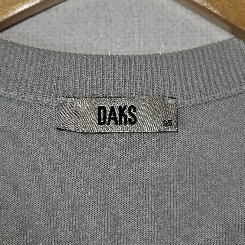 [BUNJANG] DAKS Round Neck Mesh Knit Short Sleeve T-Shirt / 닥스 신형 DAKS 니트반팔 라운드넥 메쉬 기능성 95 (거의 새상품)