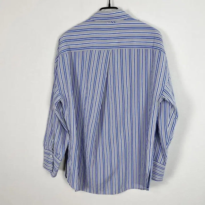 [BUNJANG] System Oversized Striped Shirt / 시스템 오버핏 스트라이프 셔츠 남방 한섬 남95 라덴 빈티지