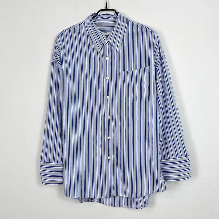 [BUNJANG] System Oversized Striped Shirt / 시스템 오버핏 스트라이프 셔츠 남방 한섬 남95 라덴 빈티지