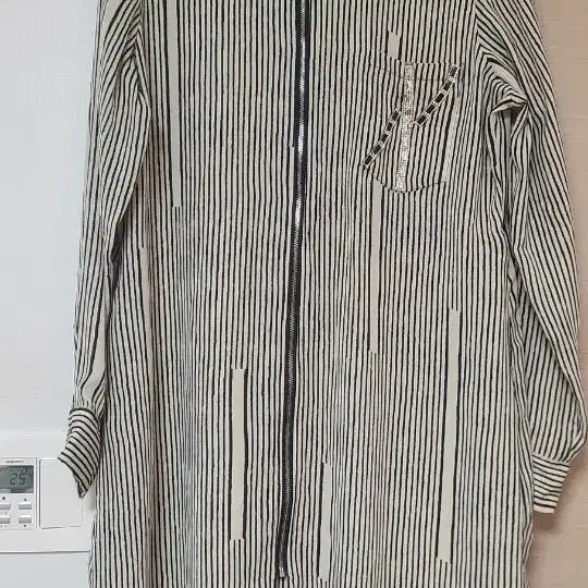 [BUNJANG] Zipper Collar Blouse / 지퍼칼라 브라우스식~~가반52총장95